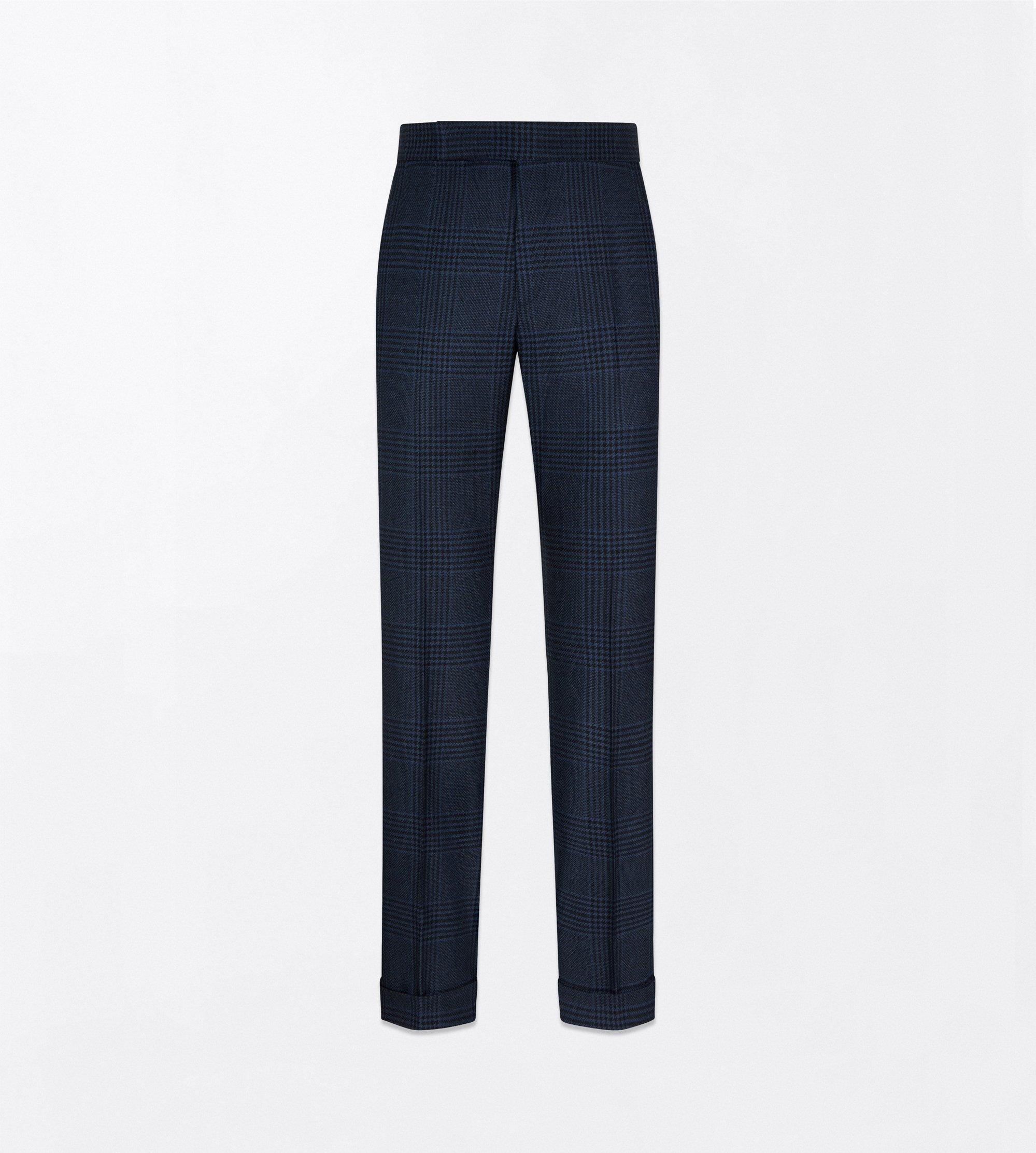GRAND CHECK FLAT FRONT PANT