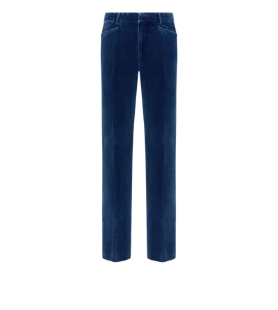 INDIGO VELVET PANT image number 0