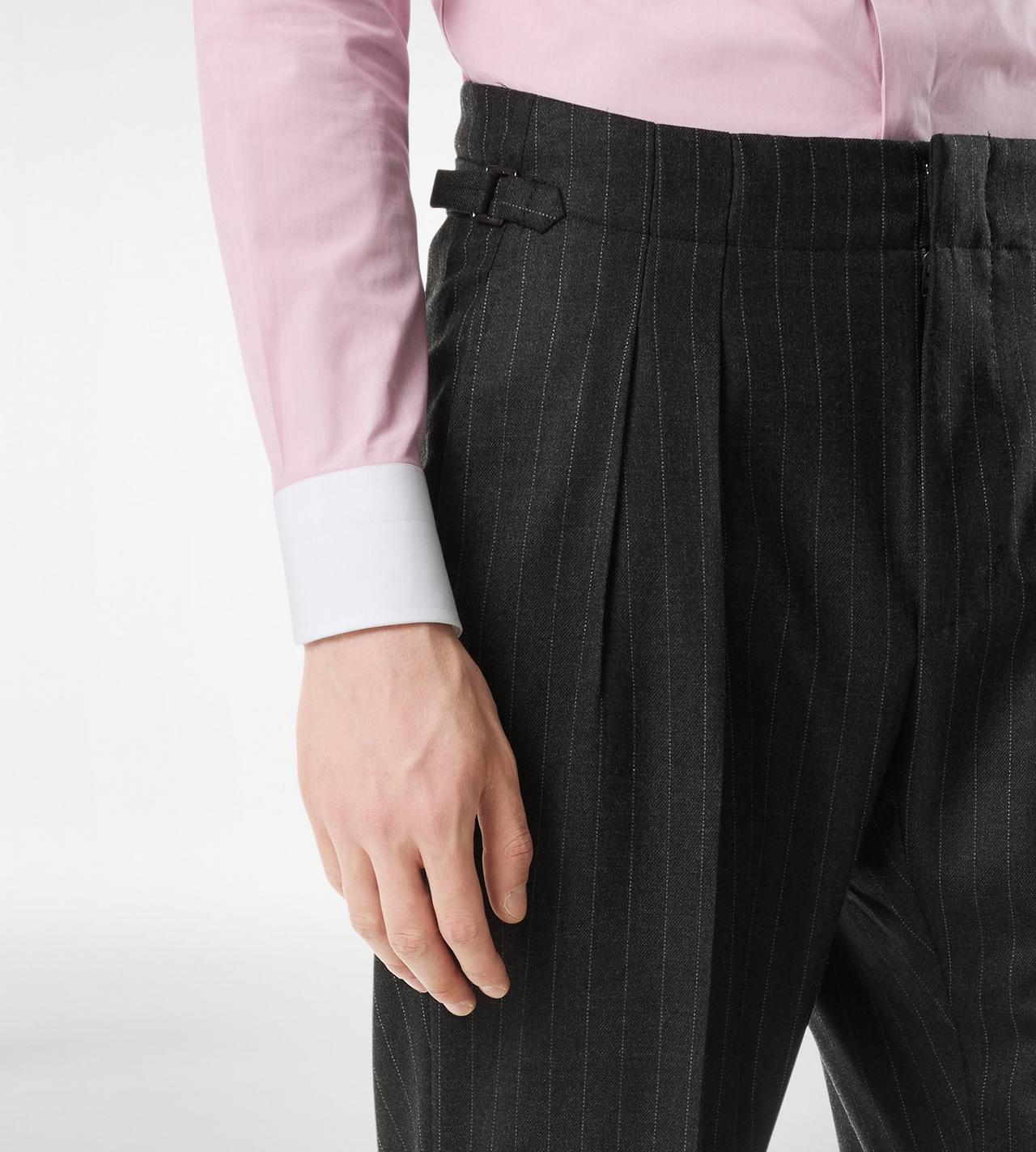 SUBTLE PINSTRIPE DOUBLE PLEAT PANT image number 1