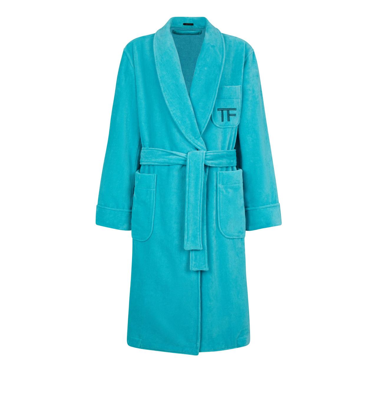 SOLID TOWELLING SHAWL COLLAR ROBE image number 0