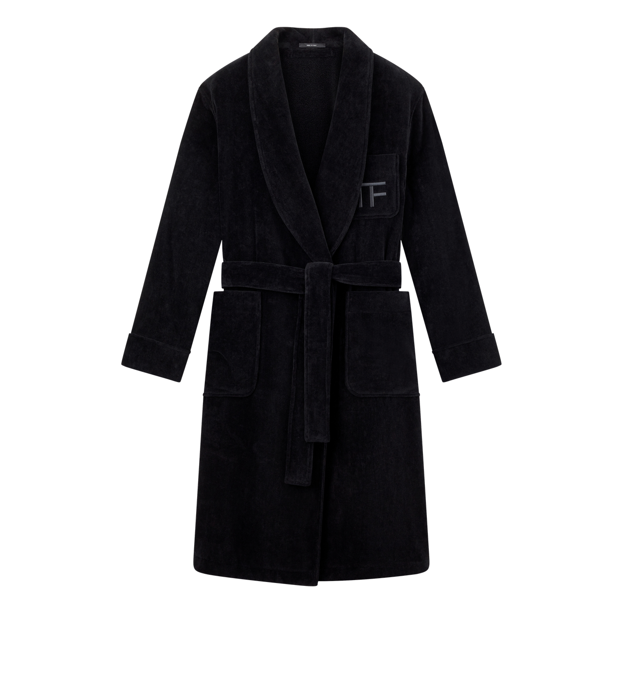 SOLID TOWELLING SHAWL COLLAR ROBE image number 0