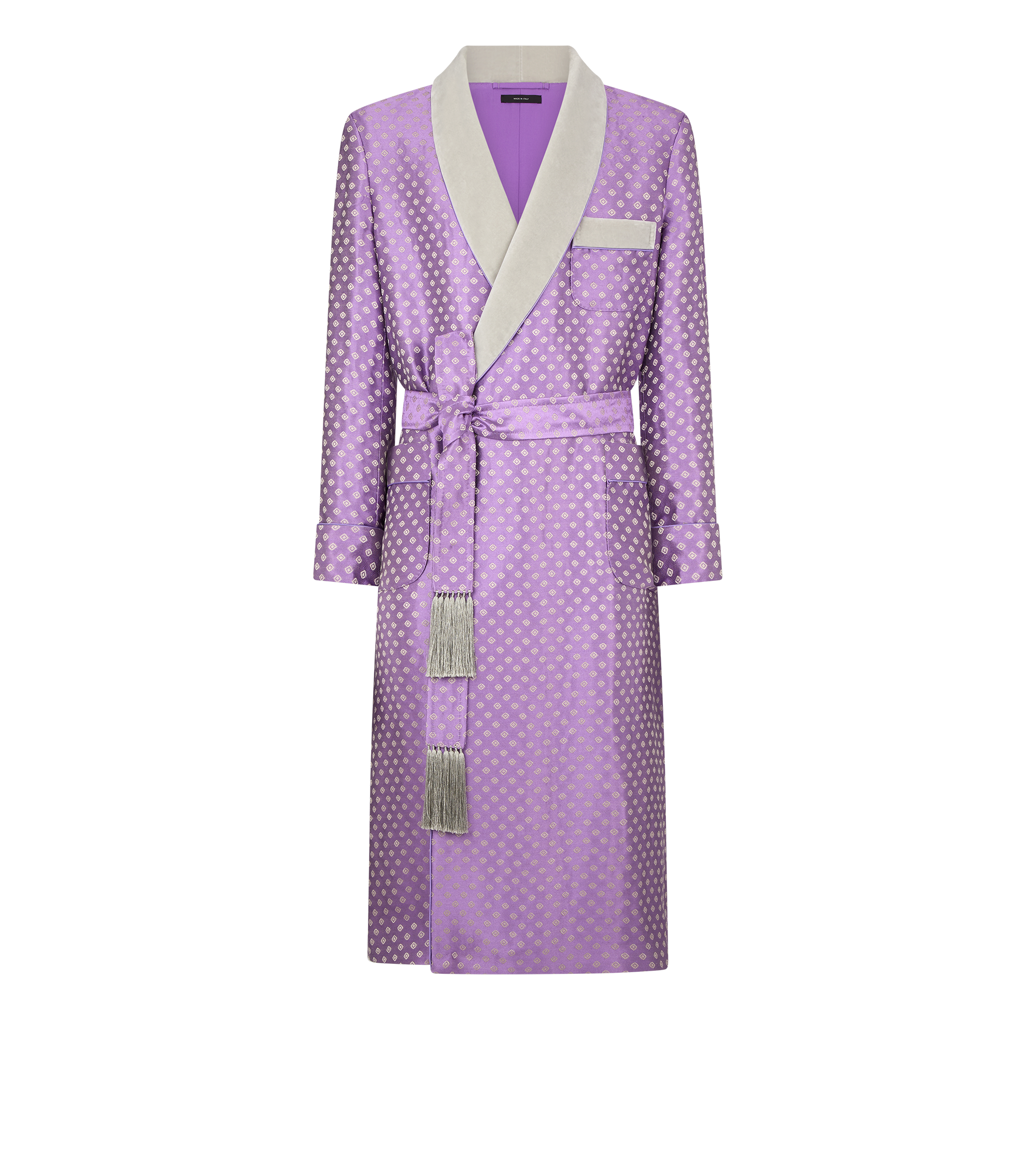 GEOMETRIC JACQUARD ROBE