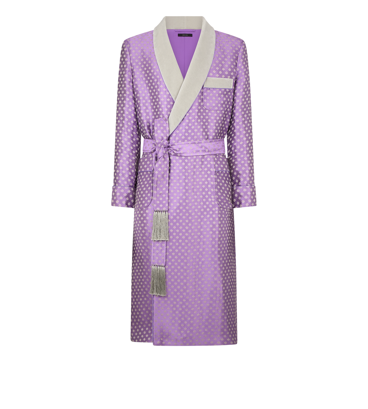 GEOMETRIC JACQUARD ROBE image number 0