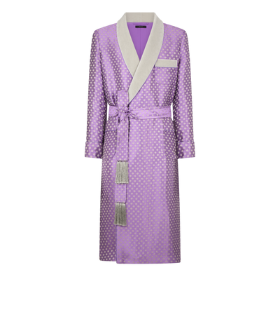 GEOMETRIC JACQUARD ROBE