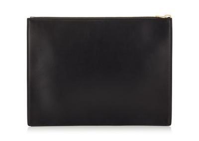 HOLLYWOOD LEATHER T TWIST FLAT POUCH image number 2