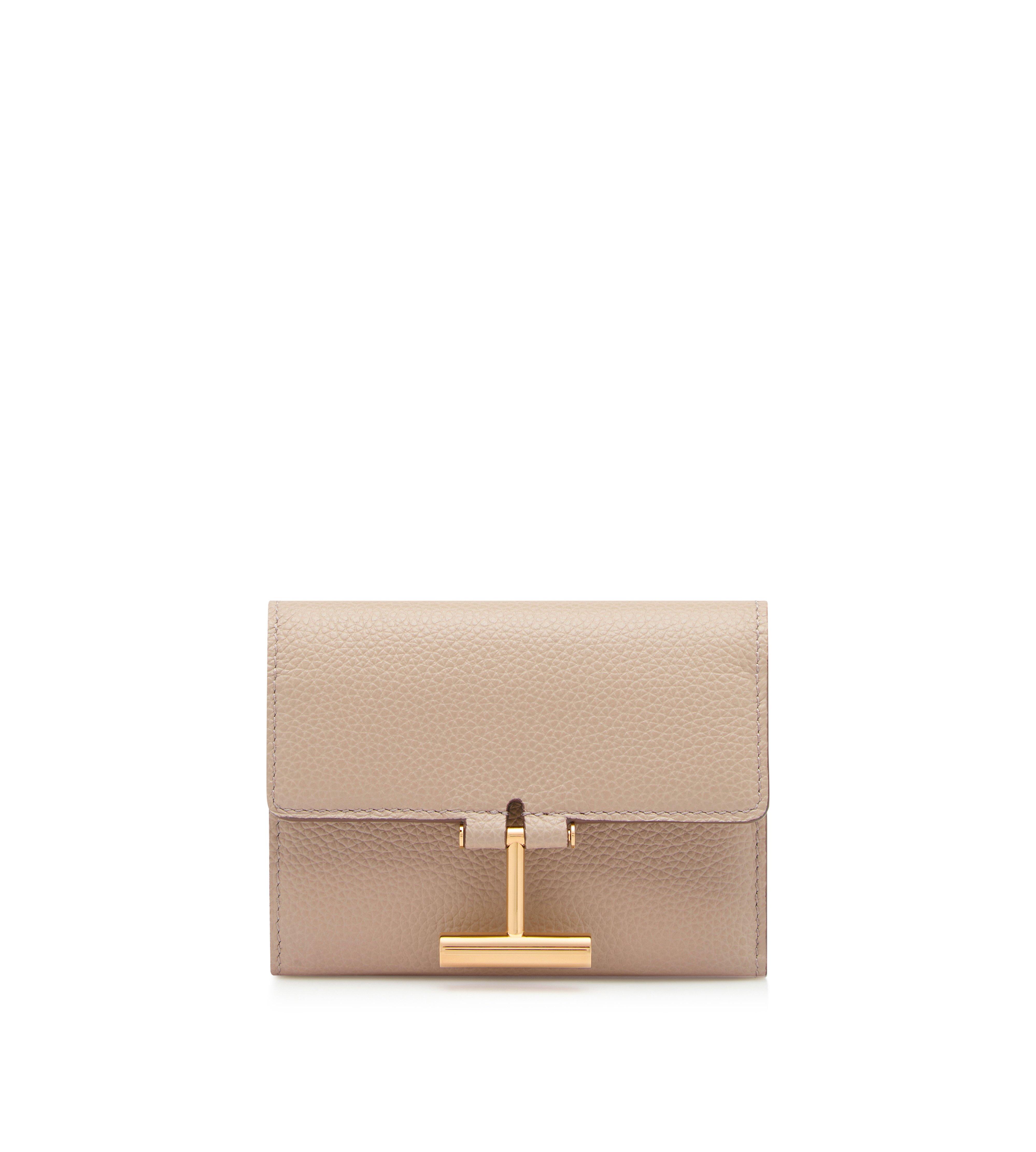 【関税＆送料込み】Tom Ford Compact Wallet Accessories GRAIN LEATHER TARA COMPACT WALLET | Tom Ford Fashion