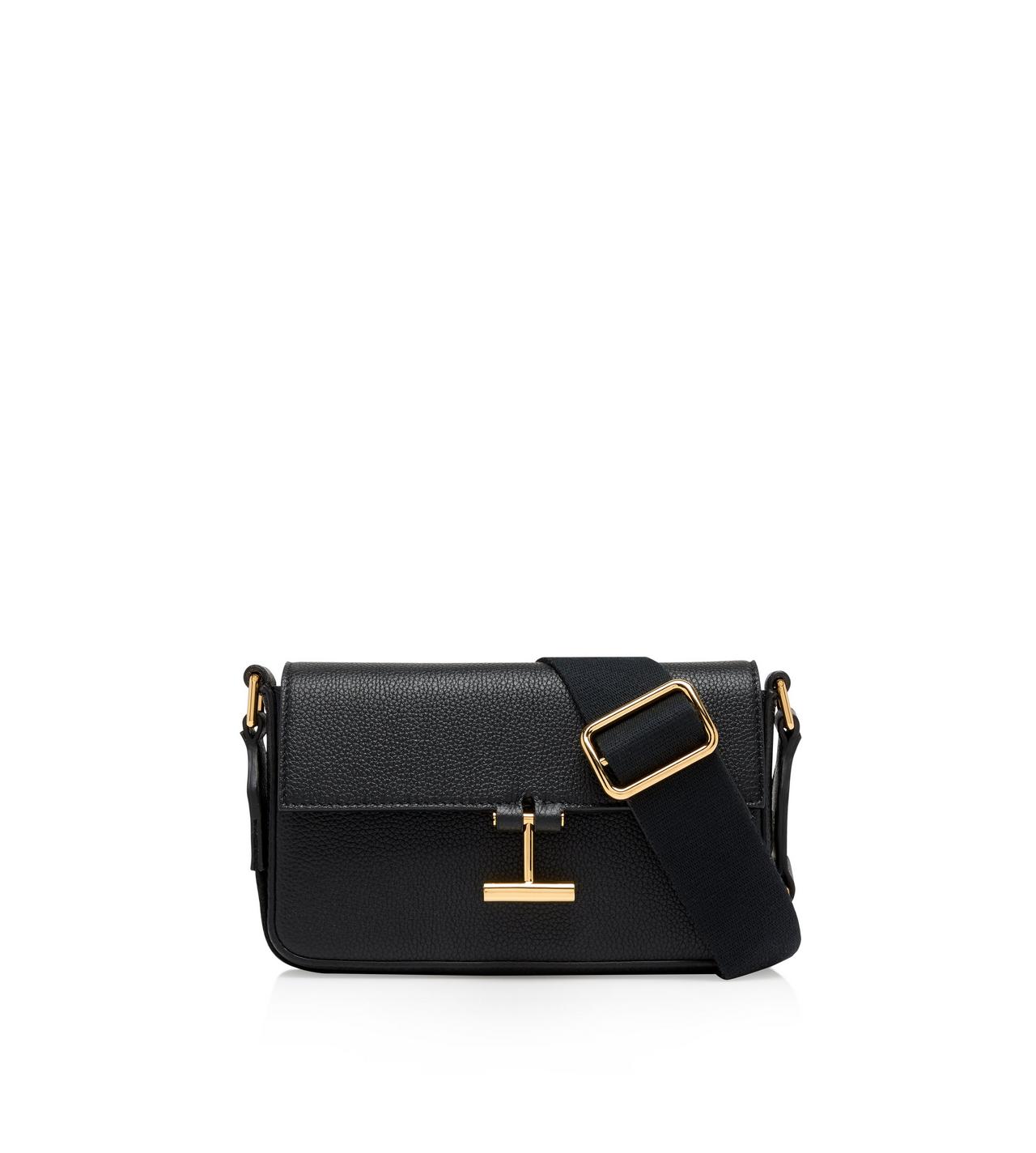 TOM FORD Tara Mini Grain Leather Crossbody Bag