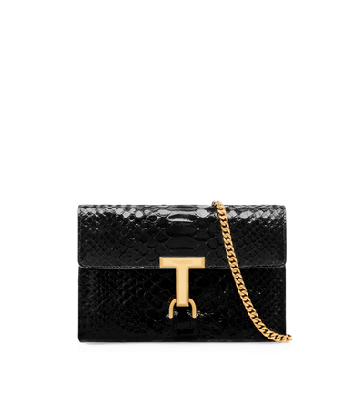 STAMPED PYTHON LEATHER MONARCH MINI BAG image number 0