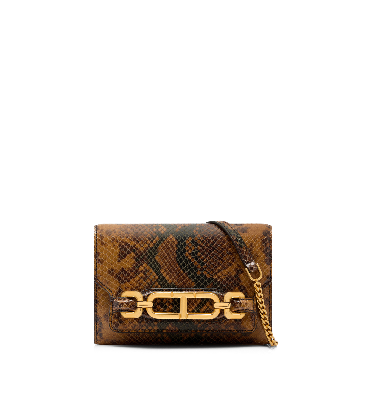 STAMPED PYTHON LEATHER WHITNEY MINI BAG image number 0