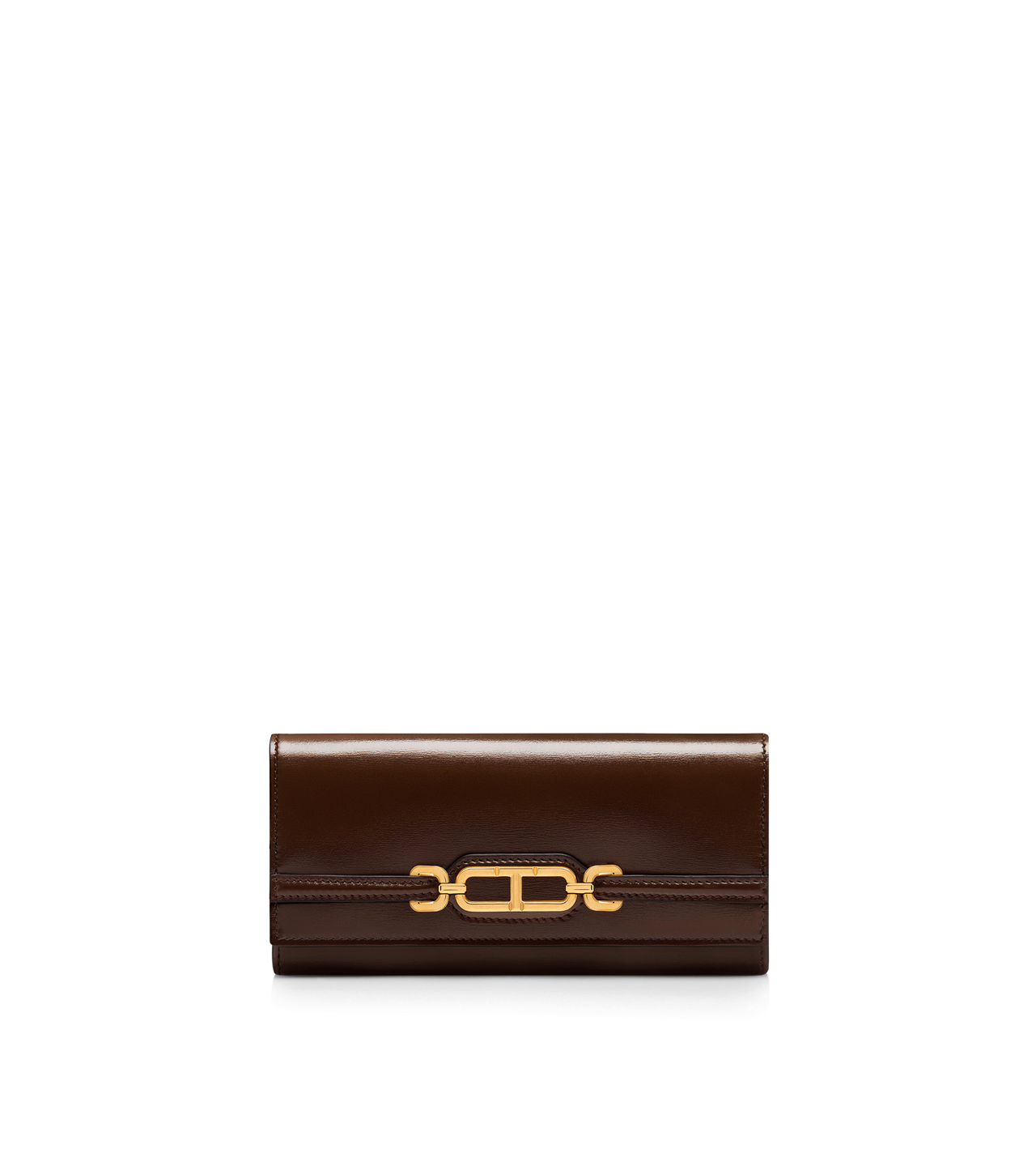 PALMELLATO-EFFECT LEATHER CONTINENTAL WALLET image number 0