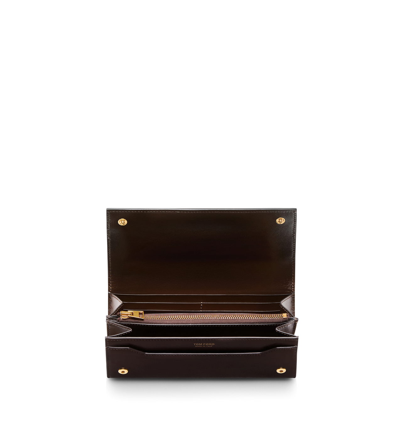 PALMELLATO-EFFECT LEATHER CONTINENTAL WALLET image number 2