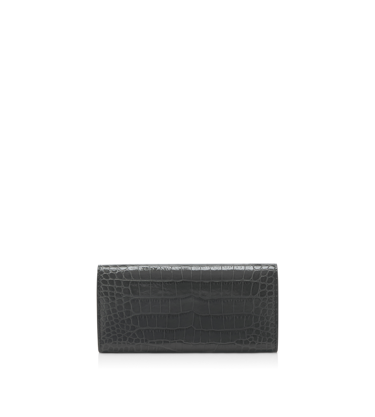 STAMPED CROCODILE LEATHER WHITNEY CONTINENTAL WALLET