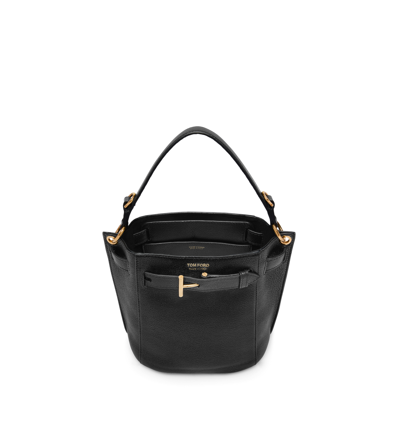 GRAIN LEATHER AUDREY MINI BUCKET BAG image number 3