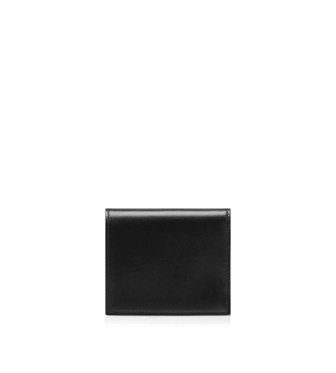 PALMELLATO-EFFECT LEATHER COMPACT WALLET image number 1