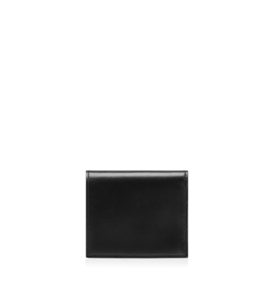 PALMELLATO-EFFECT LEATHER COMPACT WALLET image number 1