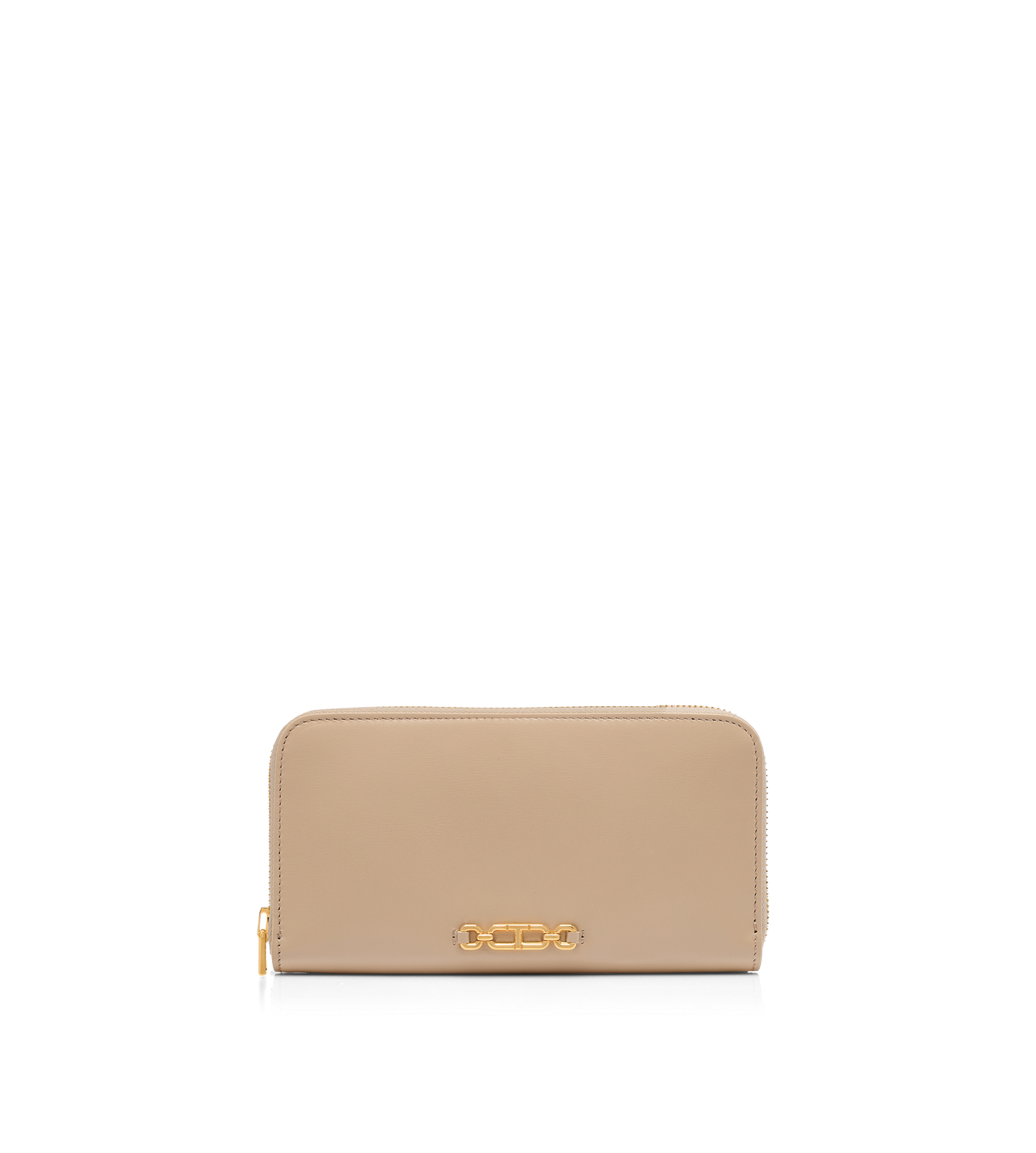 PALMELLATO-EFFECT LEATHER ZIP AROUND WALLET image number 0