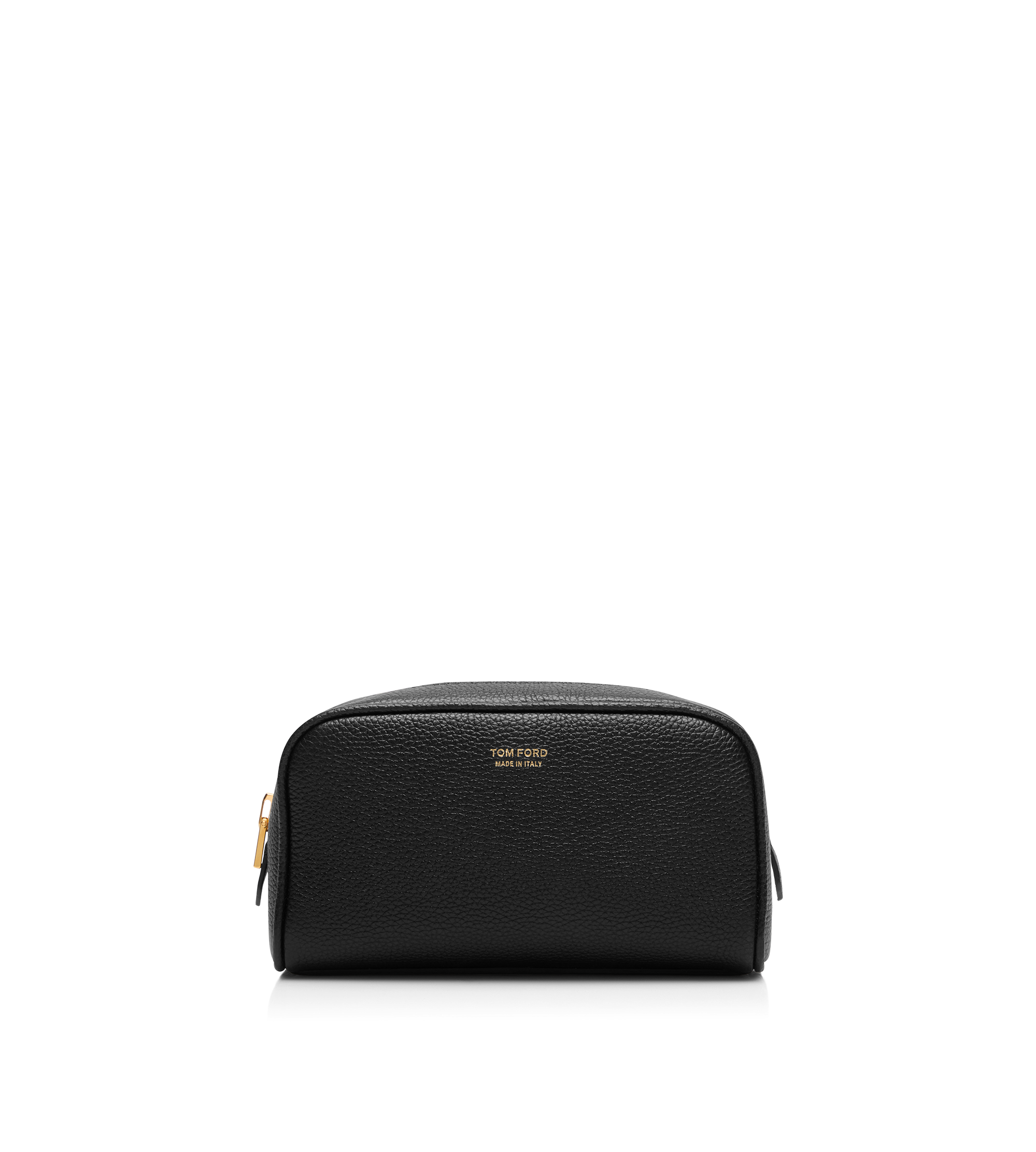 GRAIN LEATHER TRAVEL SMALL COSMETIC CASE