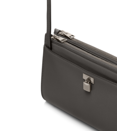NATURAL GRAIN LEATHER PADLOCK MINI BAG ON STRAP image number 4