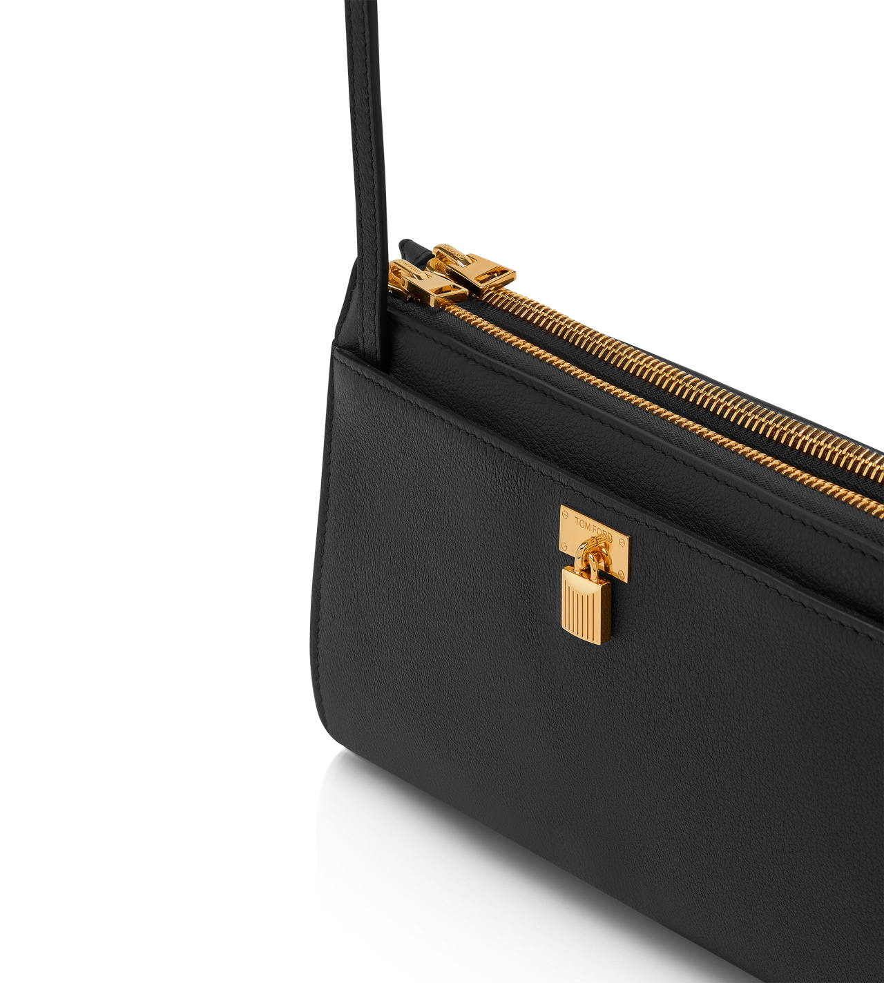 NATURAL GRAIN LEATHER PADLOCK MINI BAG ON STRAP image number 4