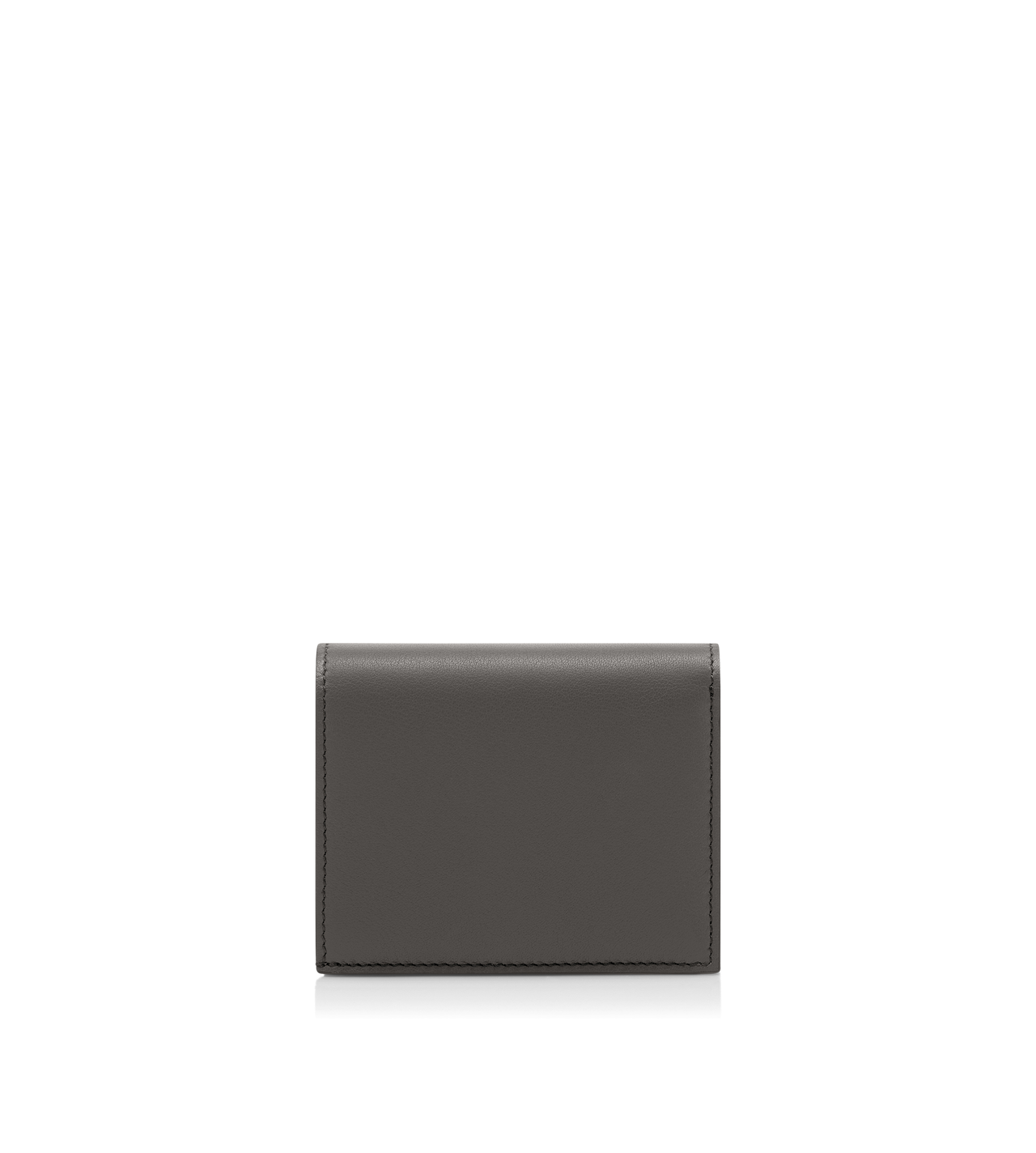 NATURAL GRAIN LEATHER PADLOCK COMPACT WALLET image number 1
