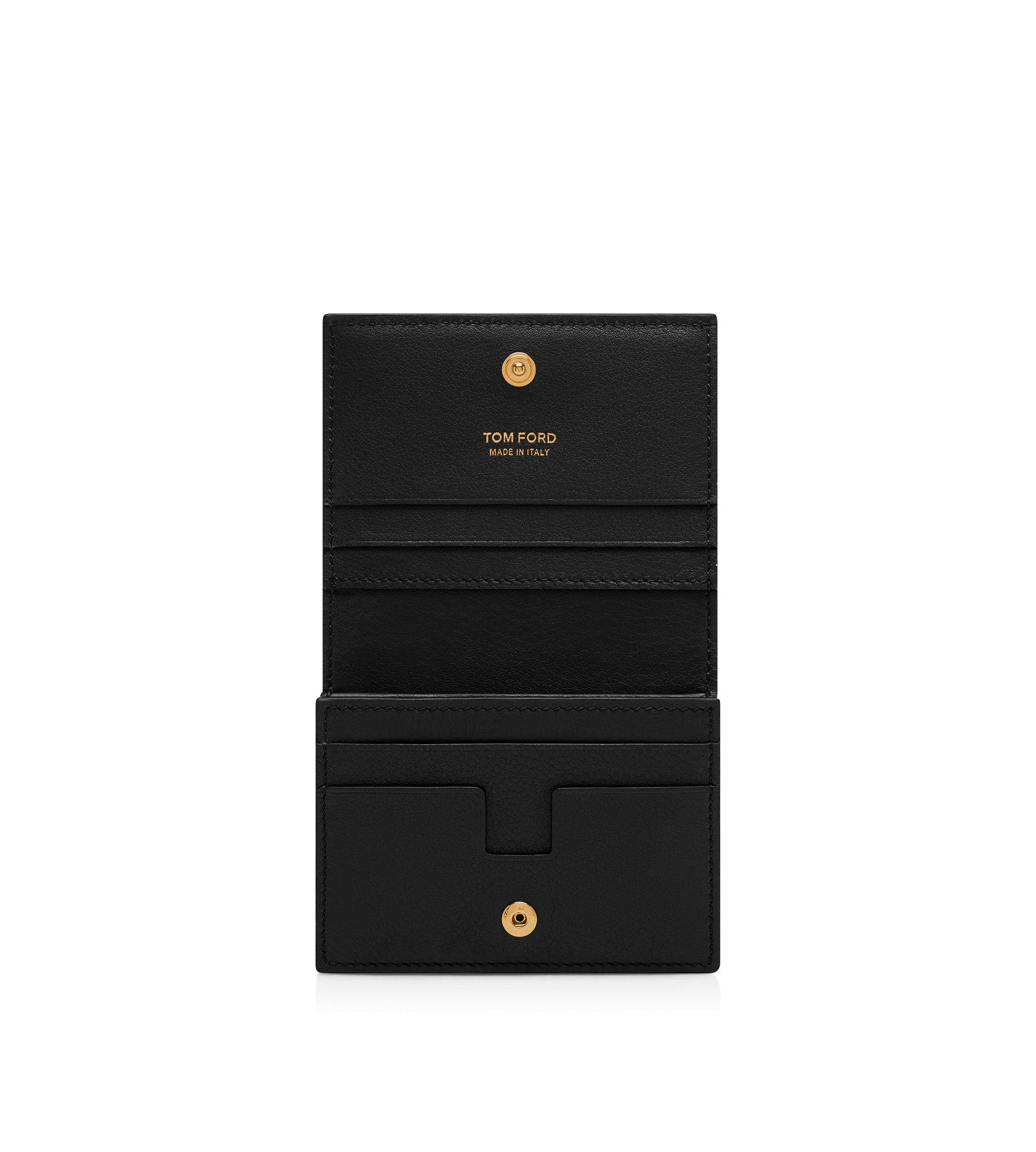 財布・小物その他 TOM FORD Woman Wallet Black S0518LCL490G 1N001 NATURAL GRAIN LEATHER PADLOCK COMPACT WALLET | Tom Ford Fashion