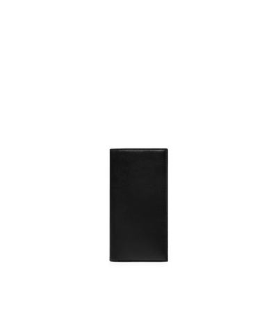 SUPPLE GRAIN LEATHER VERTICAL WALLET image number 0
