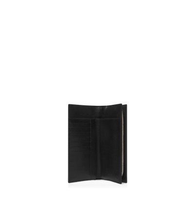 SUPPLE GRAIN LEATHER VERTICAL WALLET image number 1