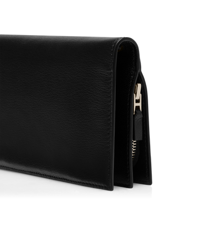 SUPPLE GRAIN LEATHER VERTICAL WALLET image number 3