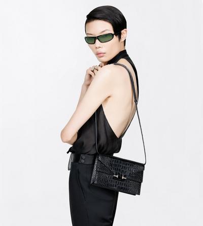 TOM FORD  BLACK SMALL LEATHER GOODS MINI BAG