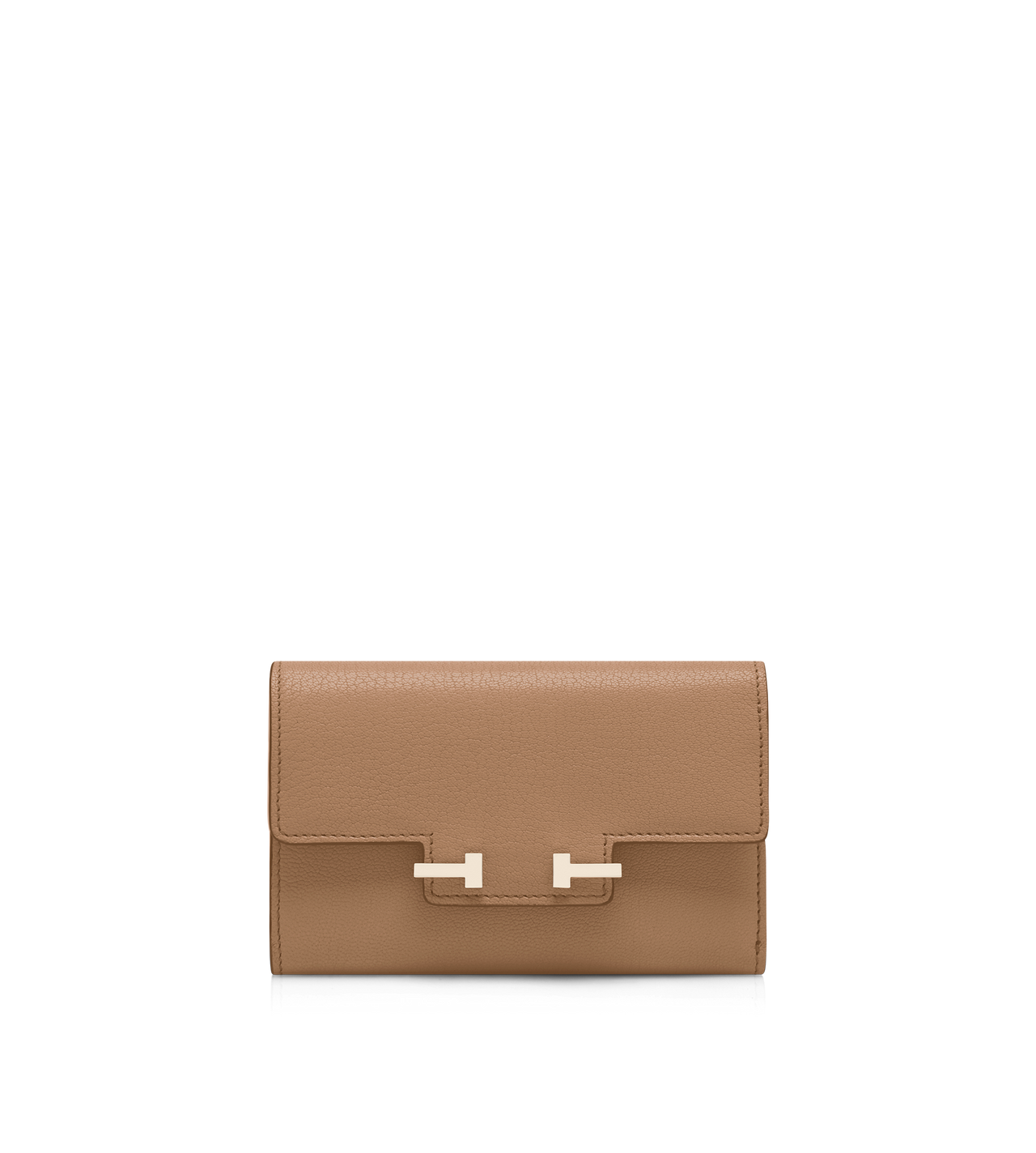 SUPPLE GRAIN LEATHER AUBE COMPACT WALLET image number 0