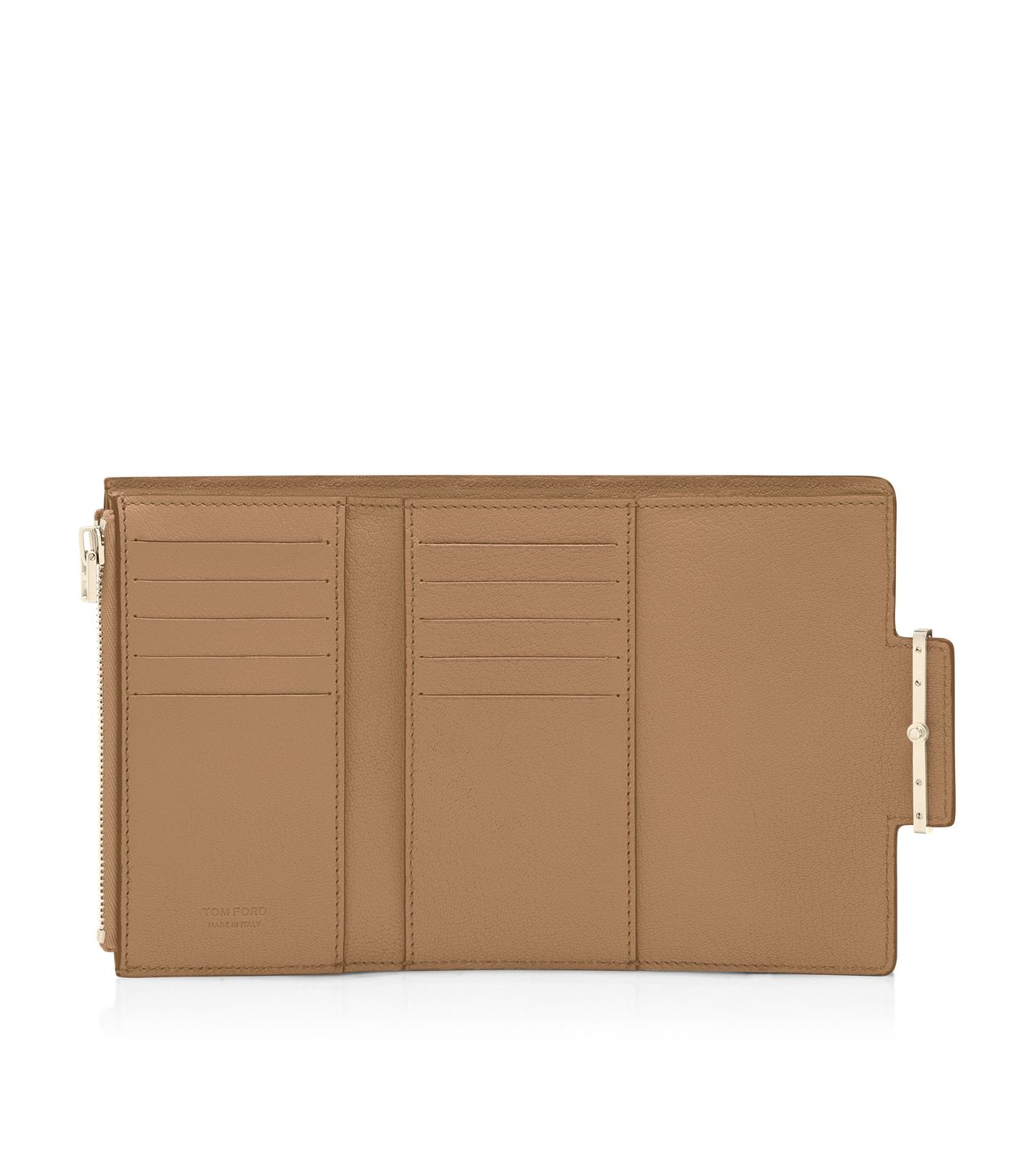 SUPPLE GRAIN LEATHER AUBE COMPACT WALLET image number 1