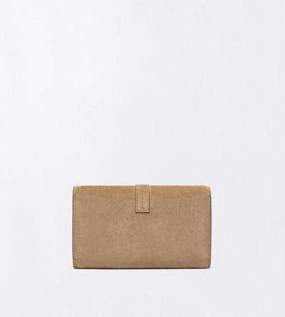 TOM FORD LEATHER AMPHORA SUEDE LEATHER KARA WALLET ON STRAP