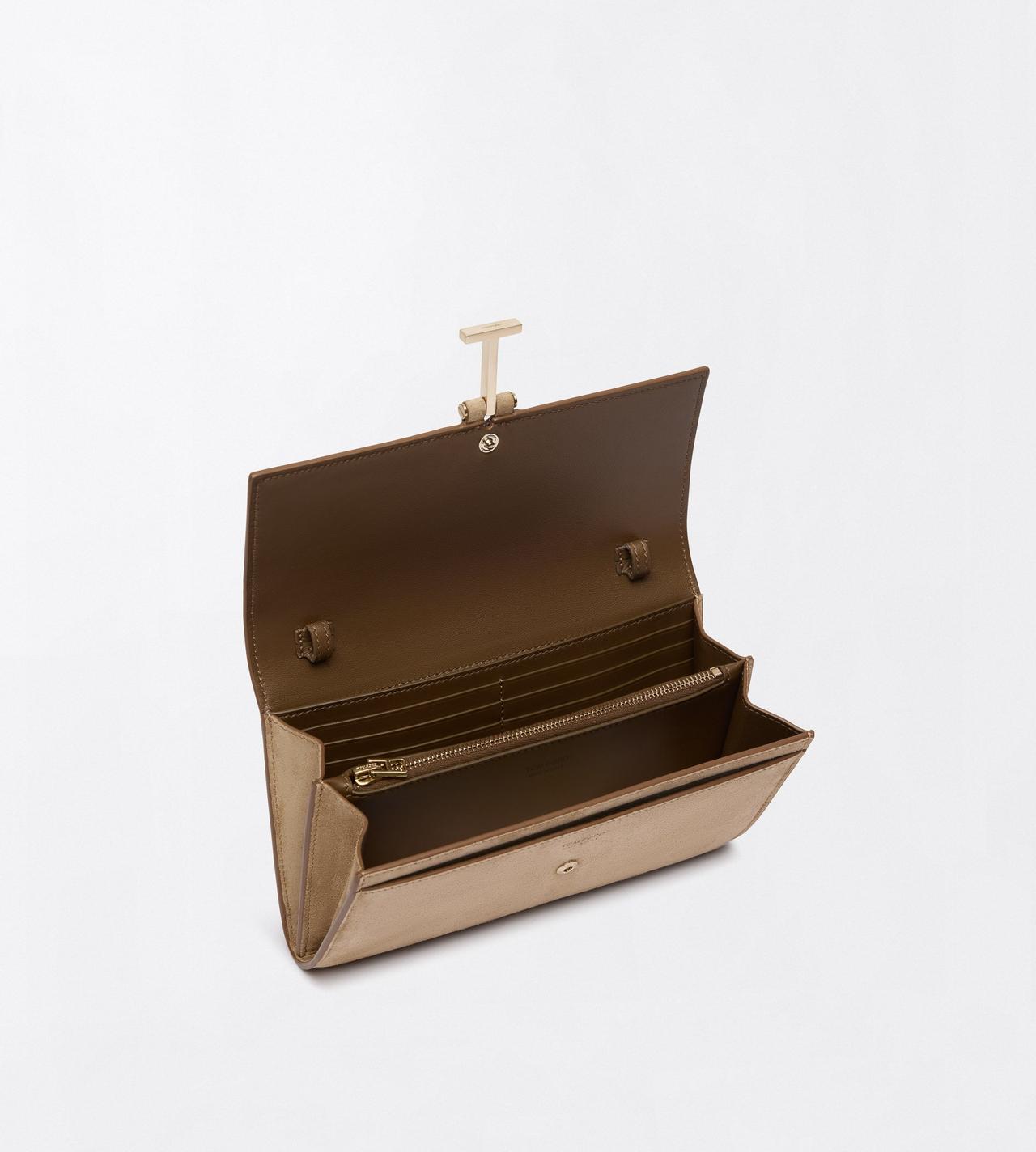 TOM FORD LEATHER AMPHORA SUEDE LEATHER KARA WALLET ON STRAP