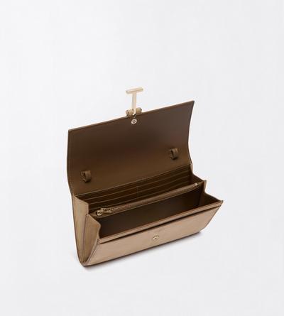 TOM FORD LEATHER AMPHORA SUEDE LEATHER KARA WALLET ON STRAP