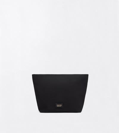 TOM FORD POLYESTER BLACK TROUSSE DE MAQUILLAGE EN TISSU TECHNIQUE C&Ocirc;TEL&Eacute;