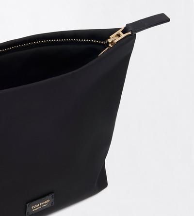 TOM FORD POLYESTER BLACK TROUSSE DE MAQUILLAGE EN TISSU TECHNIQUE C&Ocirc;TEL&Eacute;