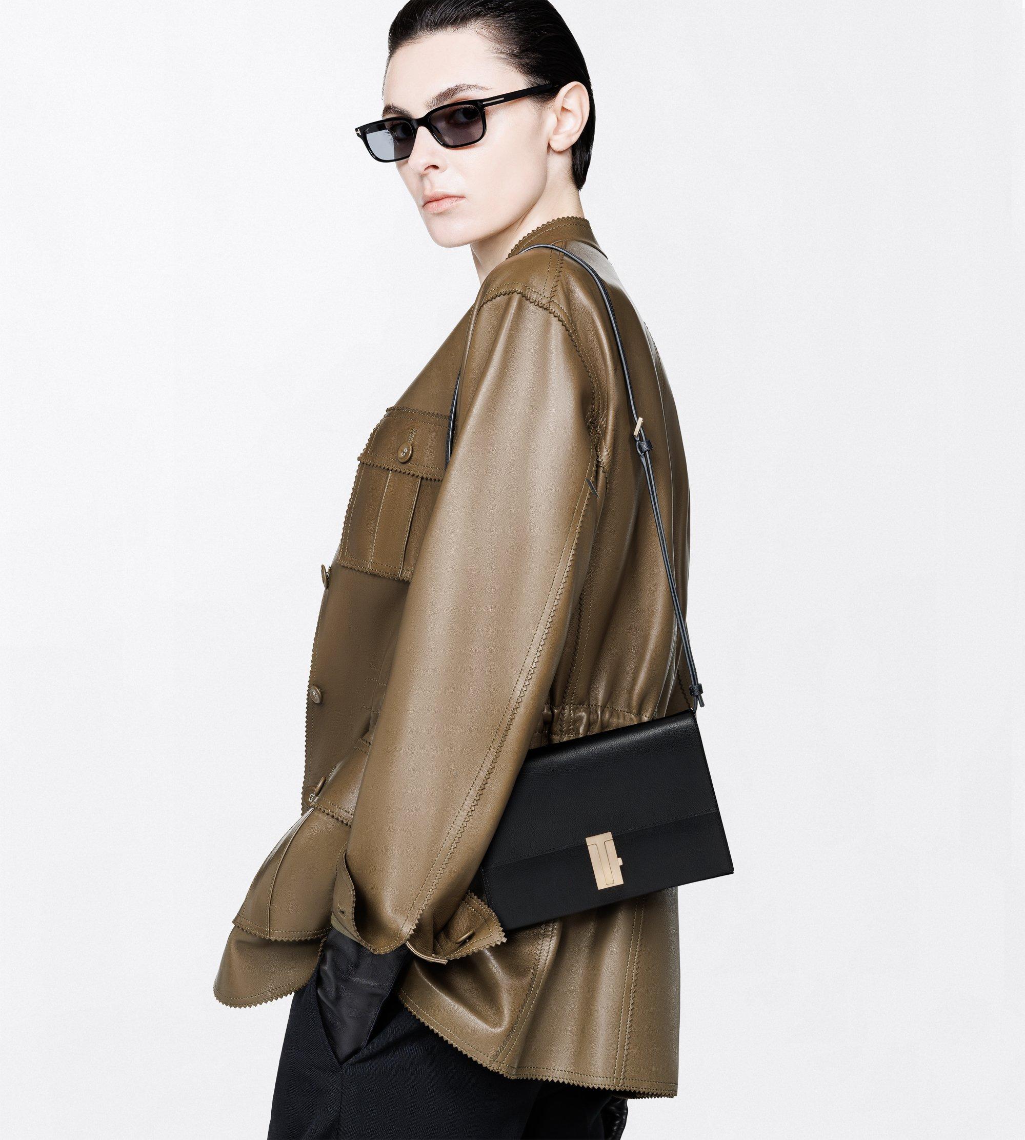 SHINY SUPPLE GRAIN LEATHER MIA MINI BAG