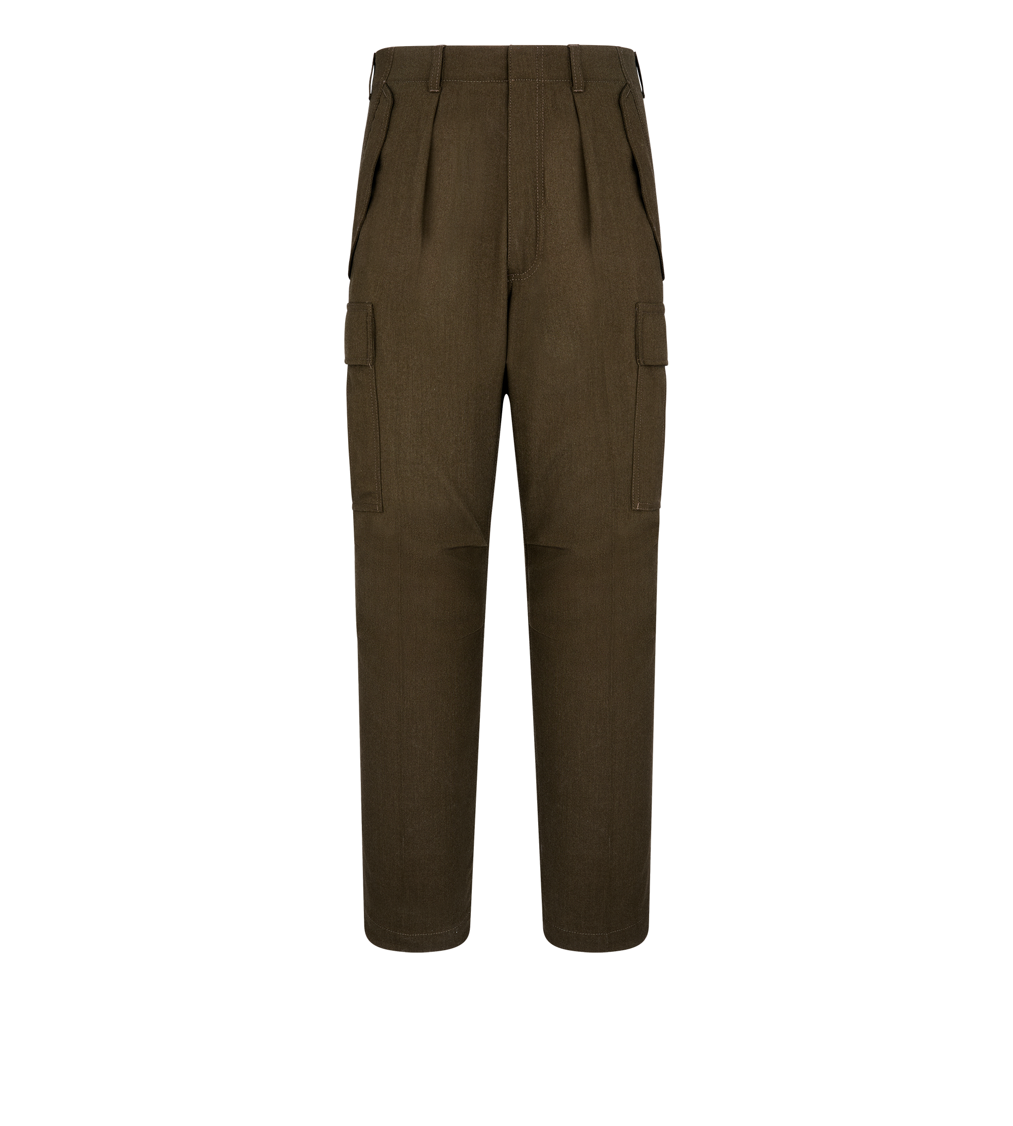 WOOL CASHMERE SILK REPS CARGO PANT