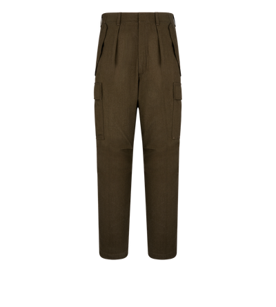 WOOL CASHMERE SILK REPS CARGO PANT image number 0