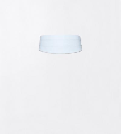 TOM FORD COTTON POWDER BLUE PIQUET CUMMERBUND