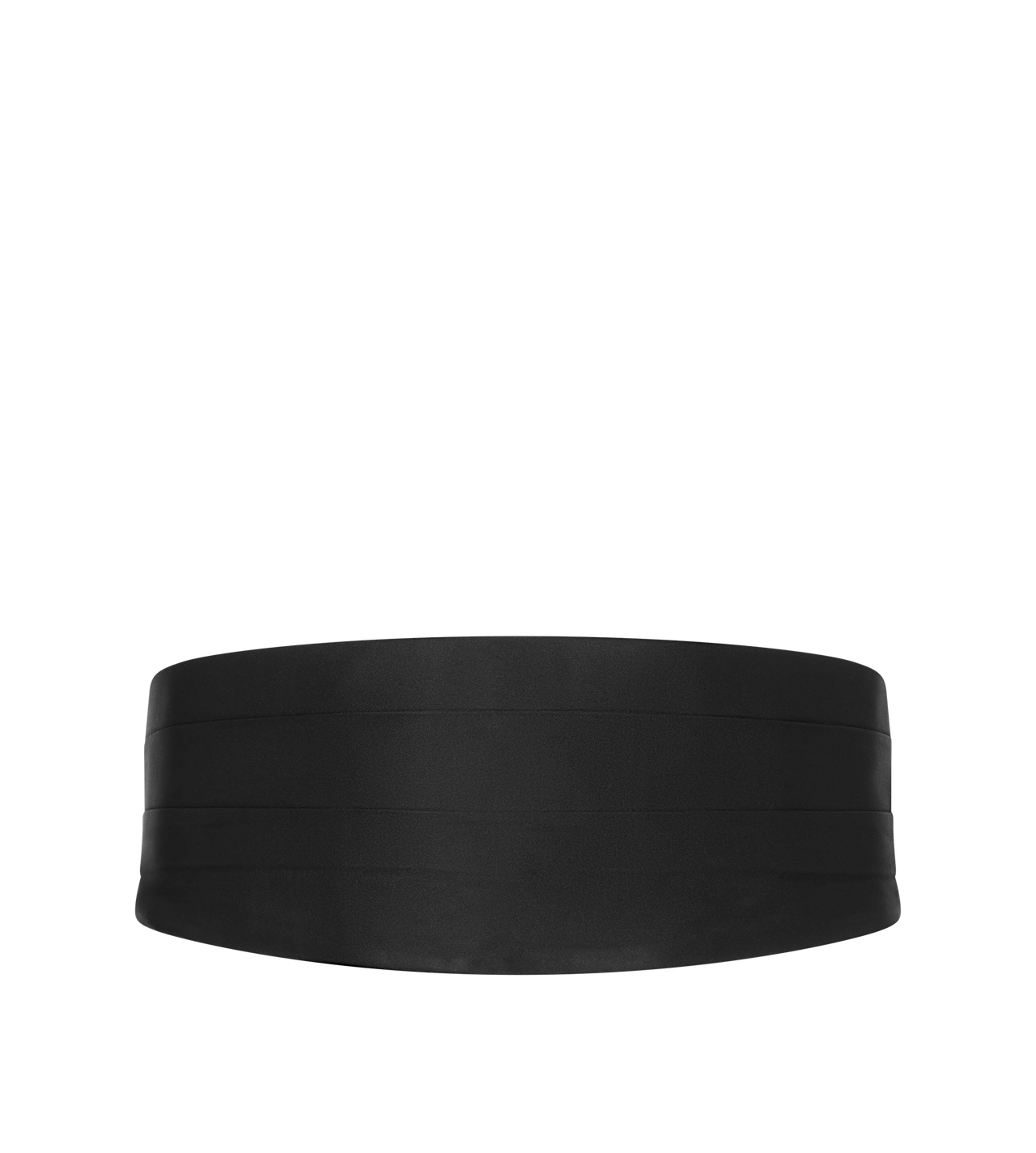 TOM FORD SILK BLACK SATIN CUMMERBUND