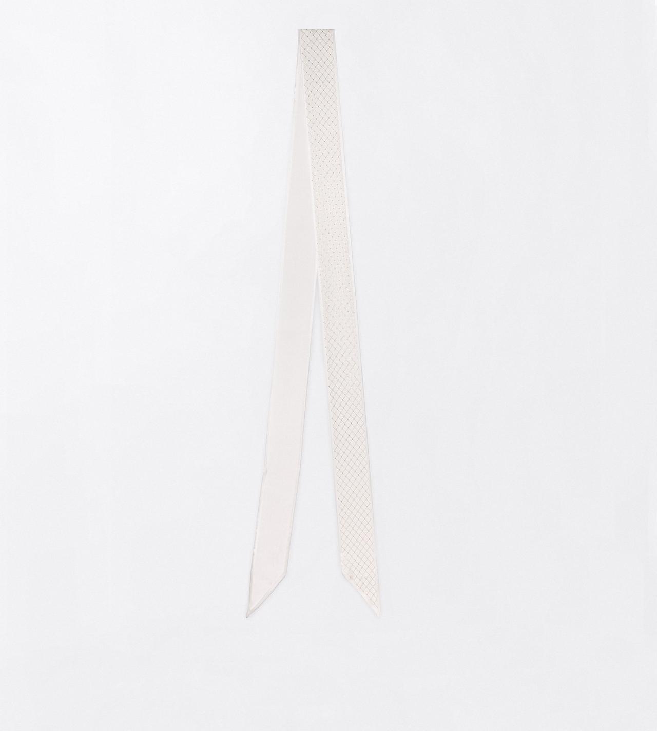 TOM FORD  OFF WHITE + GOLD SOFT ACCESSORIES SCARF
