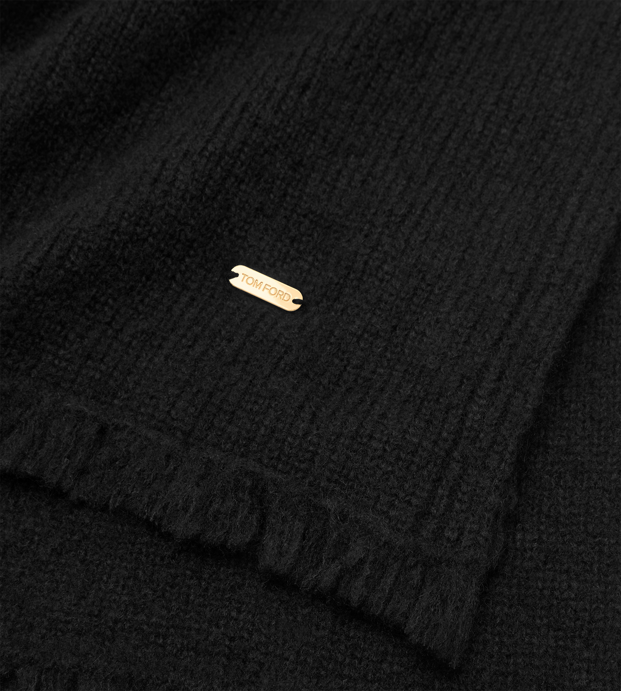 SCARF WITH TOM FORD METAL PLAQUE image number 1