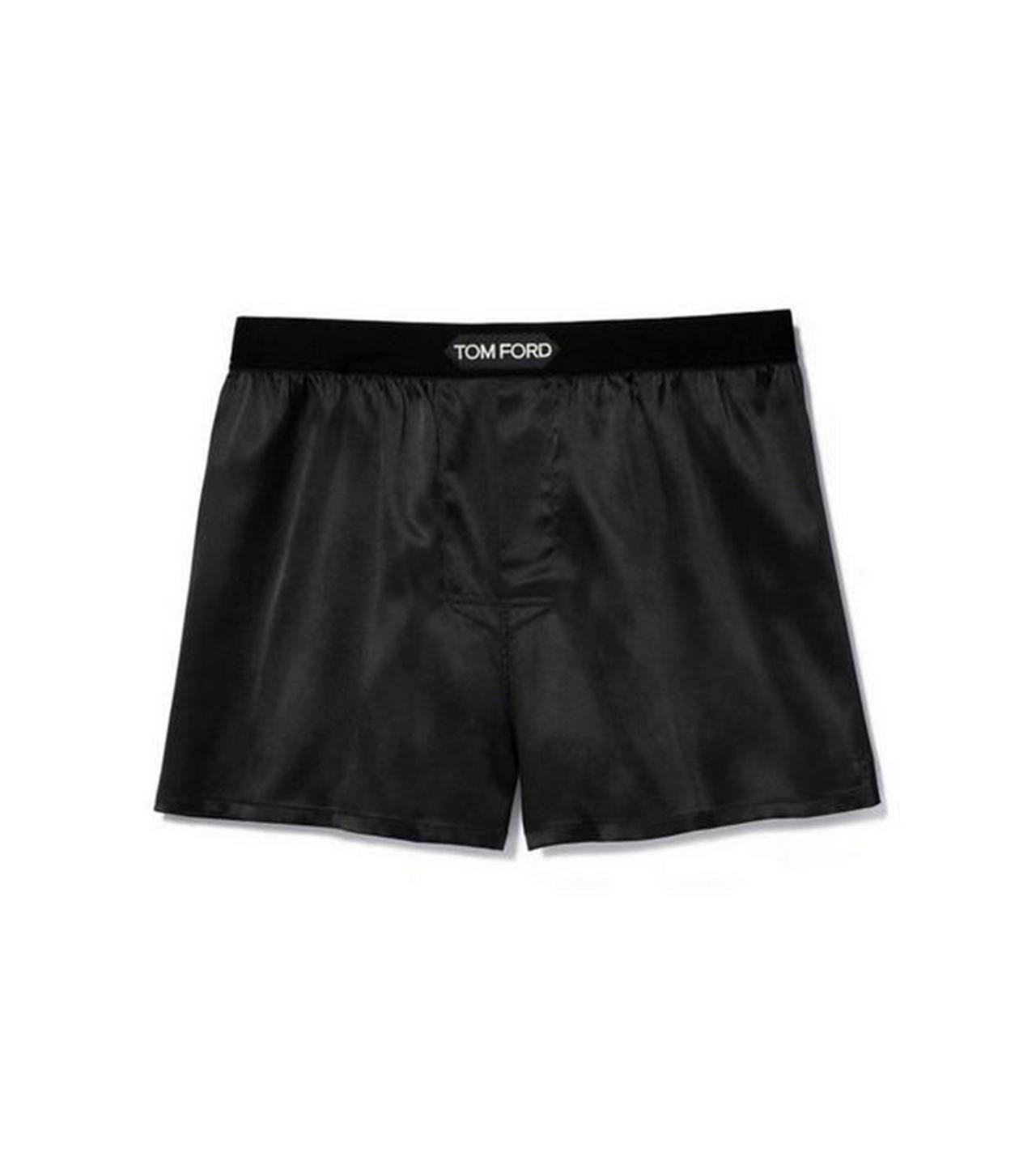 SILK SATIN PJ SHORTS image number 0