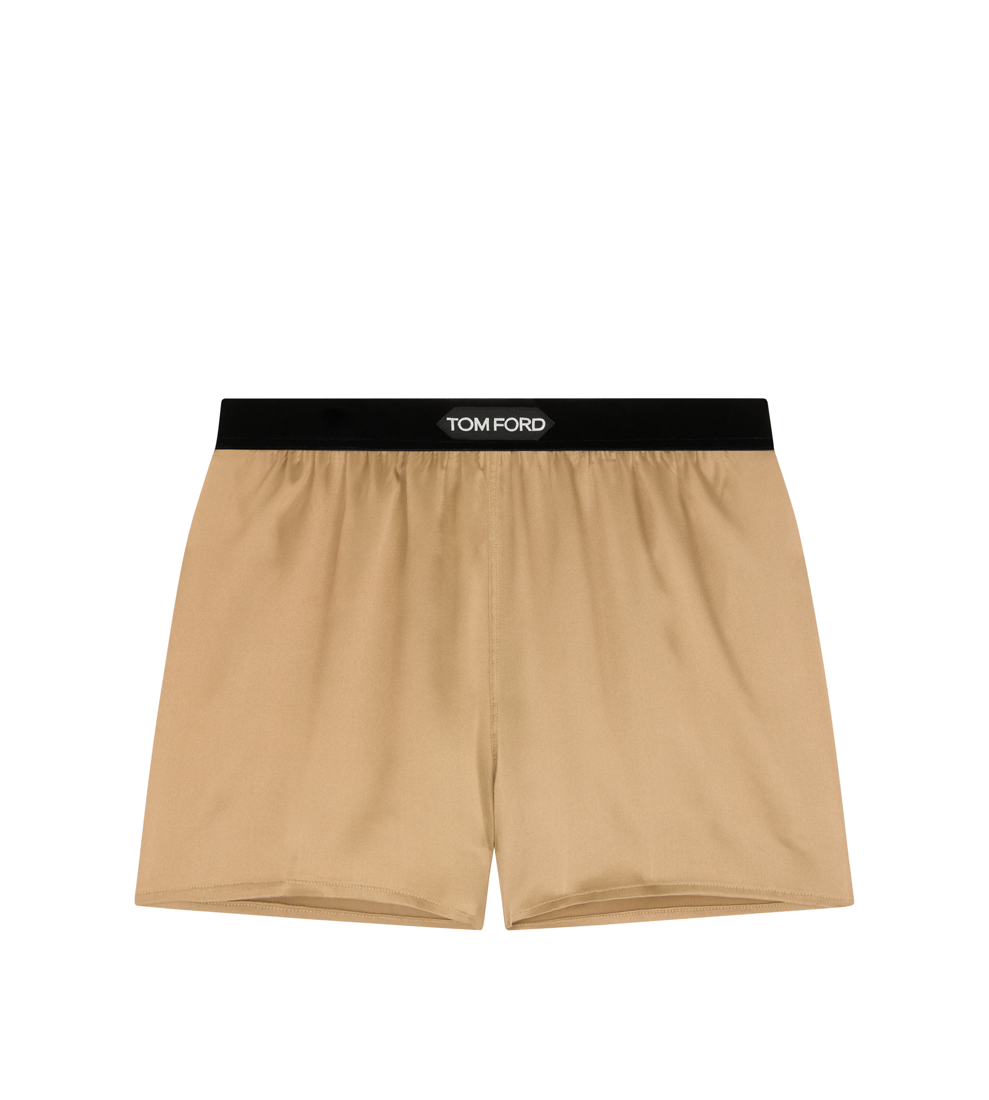 STRETCH SILK SATIN BOXER SHORTS