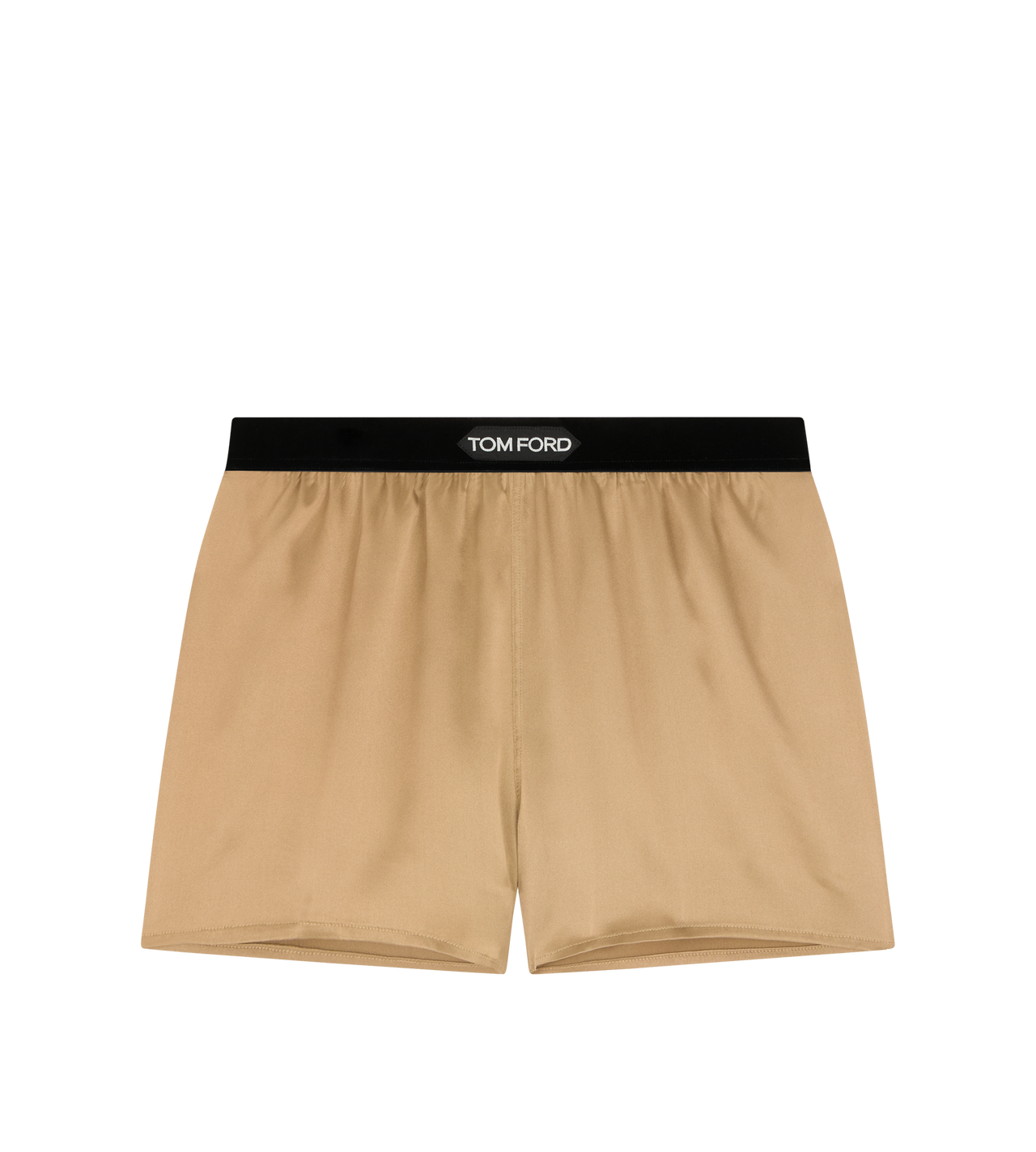 STRETCH SILK SATIN BOXER SHORTS image number 0