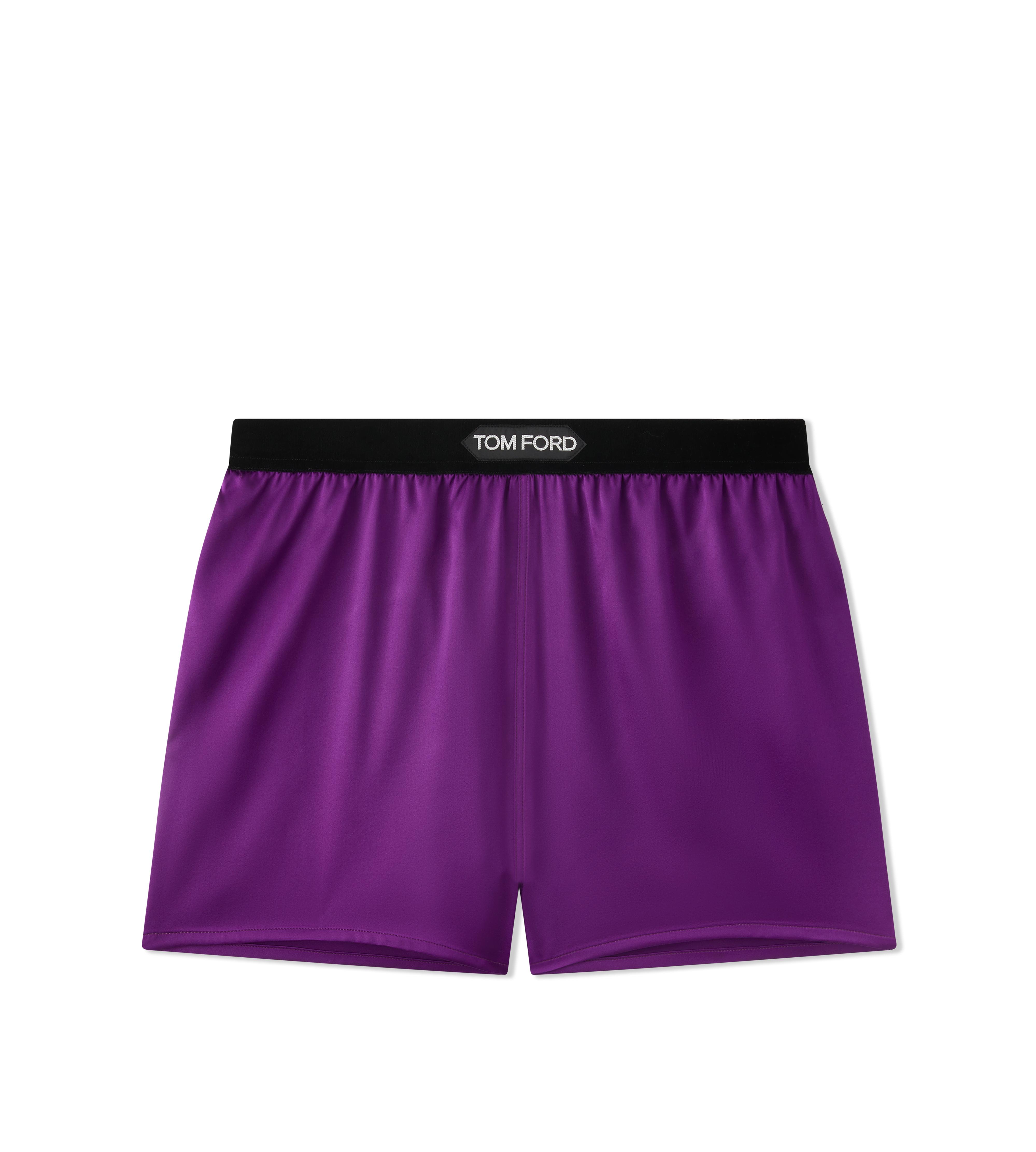 Satin shorts in pink - Tom Ford