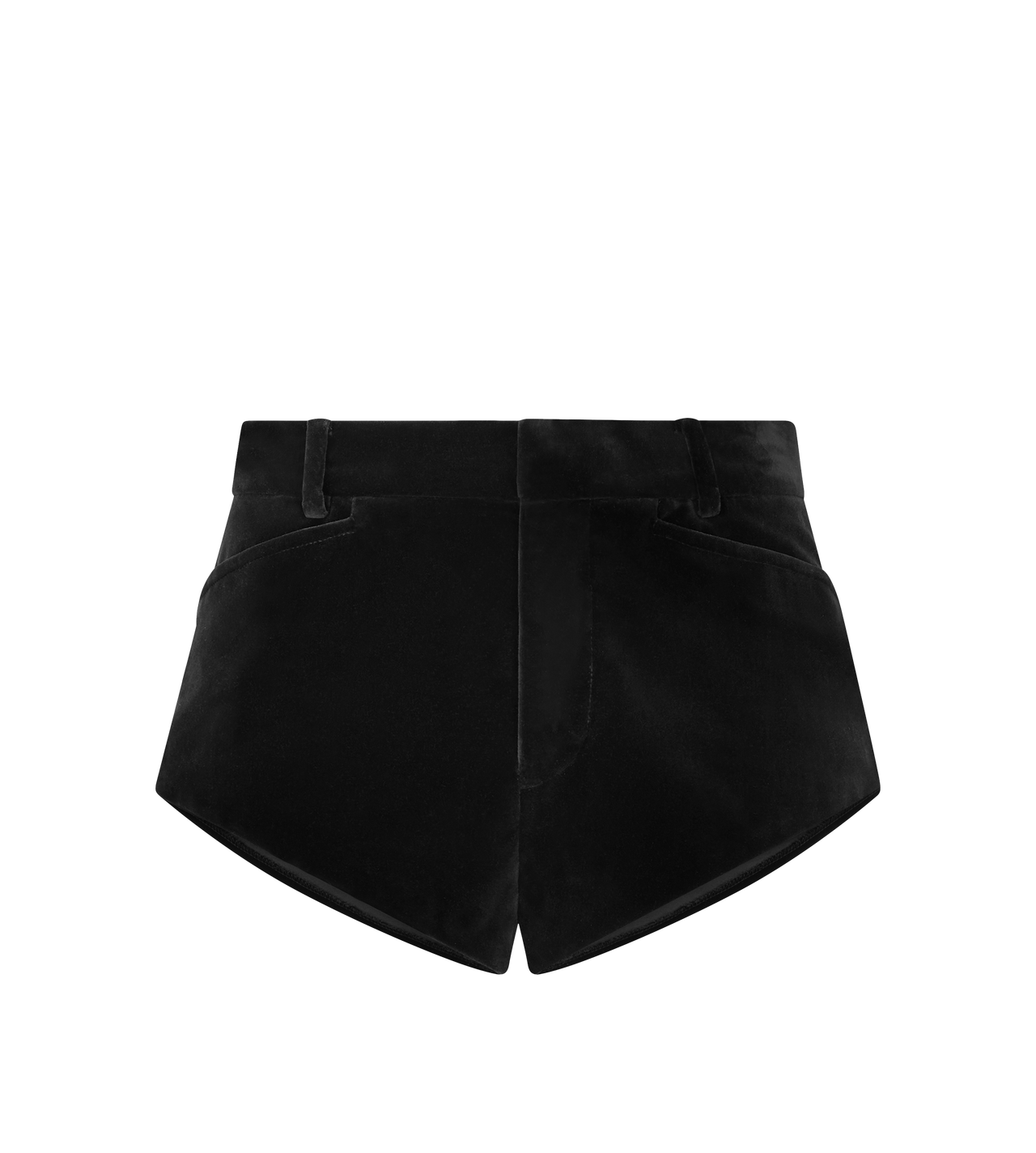 COTTON VELVET MINI SHORTS image number 0