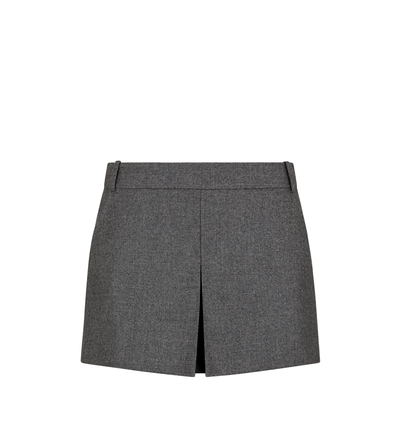 CASHMERE FLANNEL TAILORED PLEATED SKORT image number 0