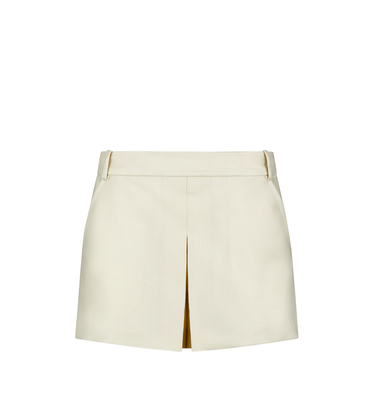 SILK BLEND TAILORED PLEATED SKORT image number 0